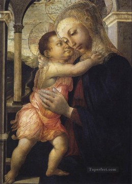  Botticelli Pintura Art%C3%ADstica - La Virgen y el Niño Sandro Botticelli